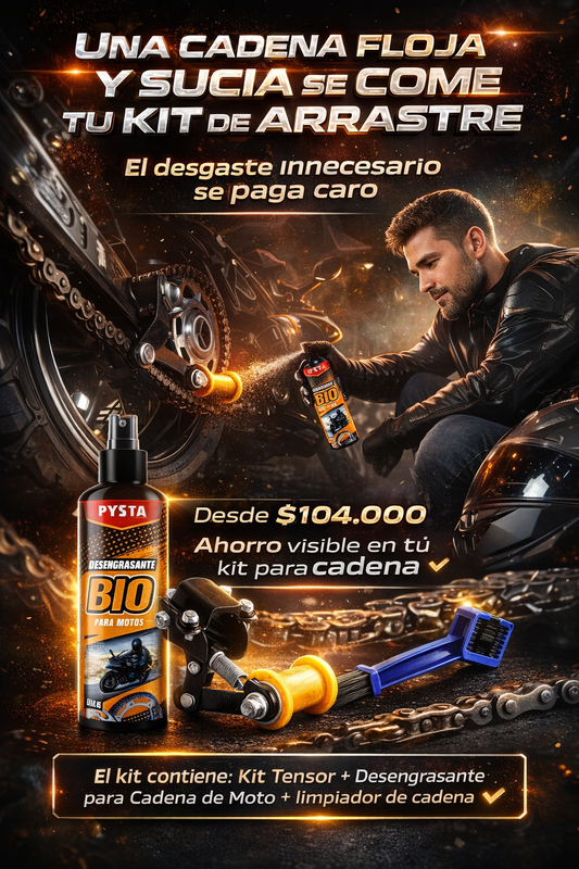 KIT TENSOR + DESENGRASANTE + CEPILLO LIMPIADOR